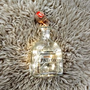 Patron Empty Bottle 375ml Vintage Y2K Gold Label Reposado Hand Numbered & Blown